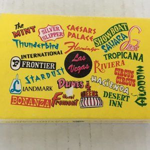 VTG Las Vegas strip souvenir playing cards trade